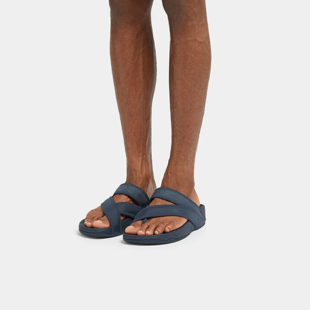 รองเท้าแตะแบบหูหนีบ ผู้ชาย รุ่น SLING MENS WATER-RESISTANT FABRIC TOE-POST SANDALS