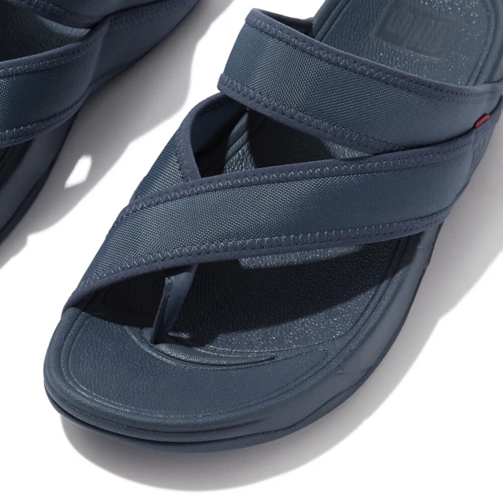 รองเท้าแตะแบบหูหนีบ ผู้ชาย รุ่น SLING MENS WATER-RESISTANT FABRIC TOE-POST SANDALS