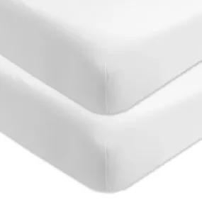 2-Pack Organic Cotton Fitted Crib Sheets