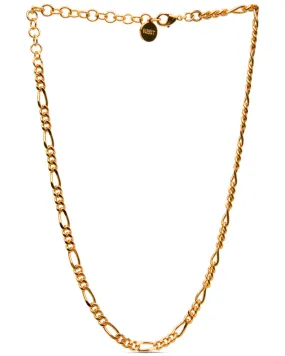 22k Gold Figaro Chain Necklace