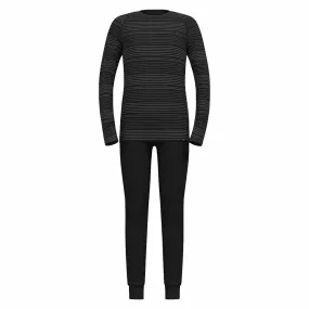 Active Warm Base Layer Set - Black Grey