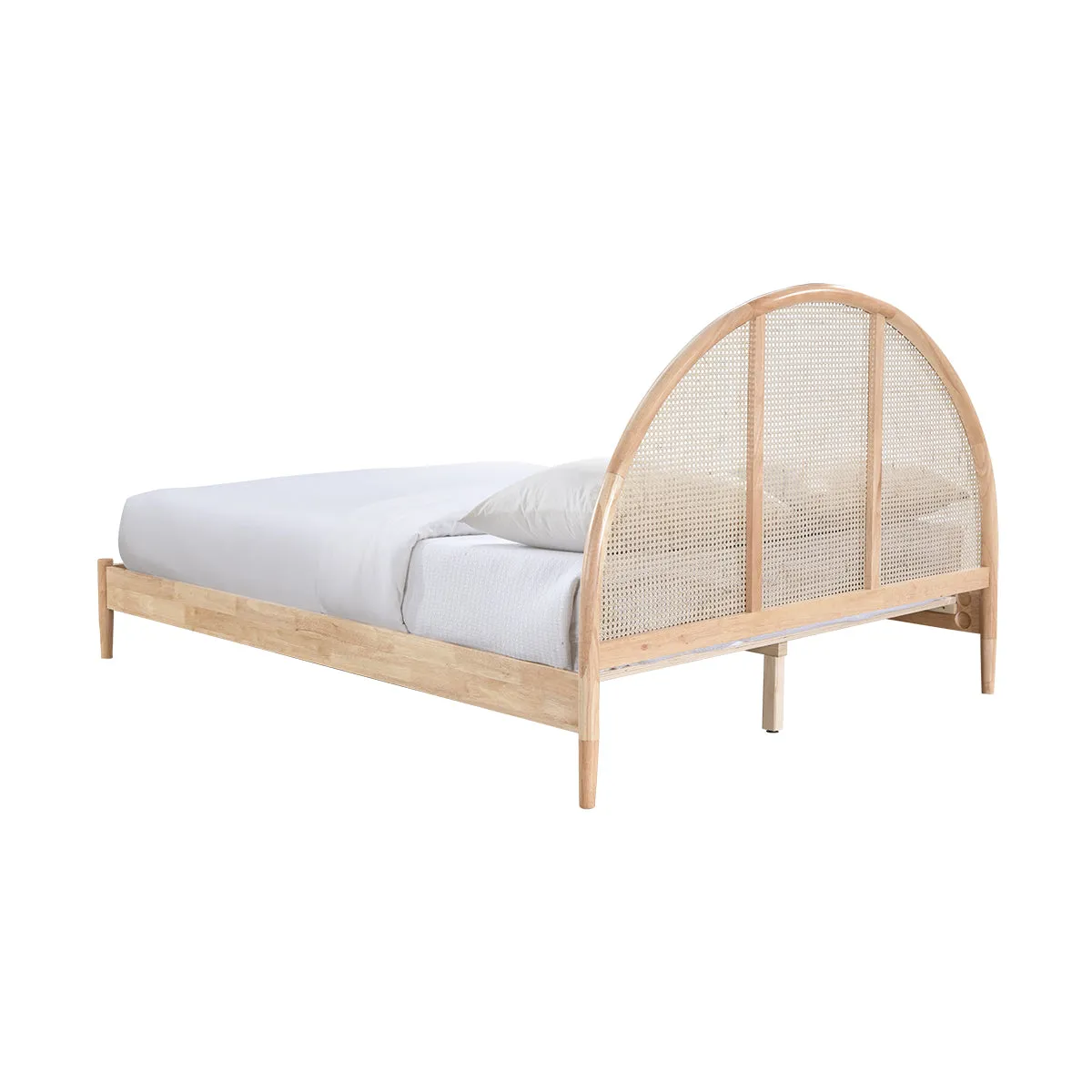 Avery Arch Rattan Double Bed (Natural)