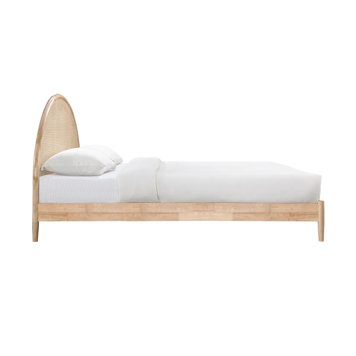 Avery Arch Rattan Double Bed (Natural)