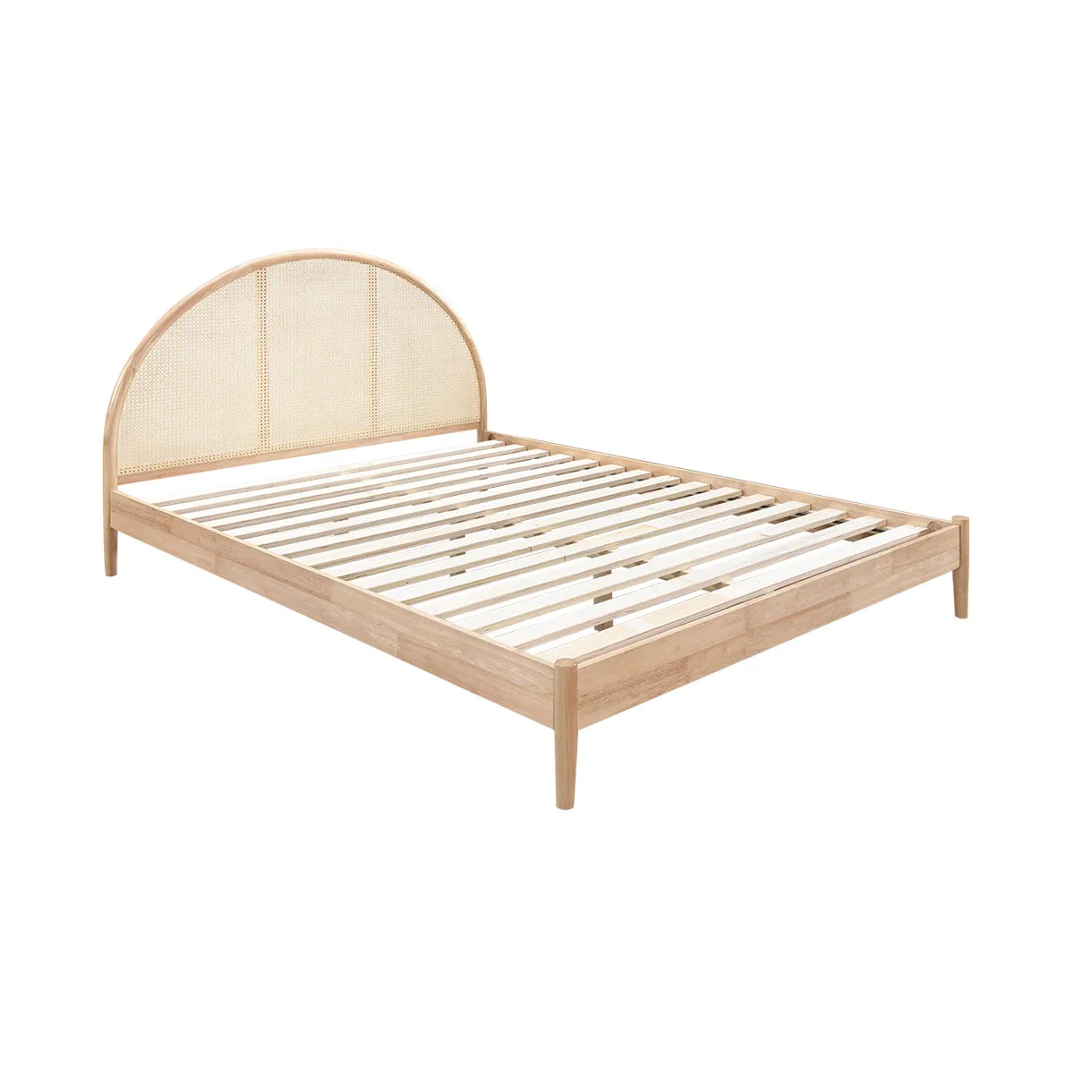 Avery Arch Rattan Double Bed (Natural)