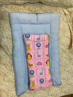 Baby Nest - Blue and Pink