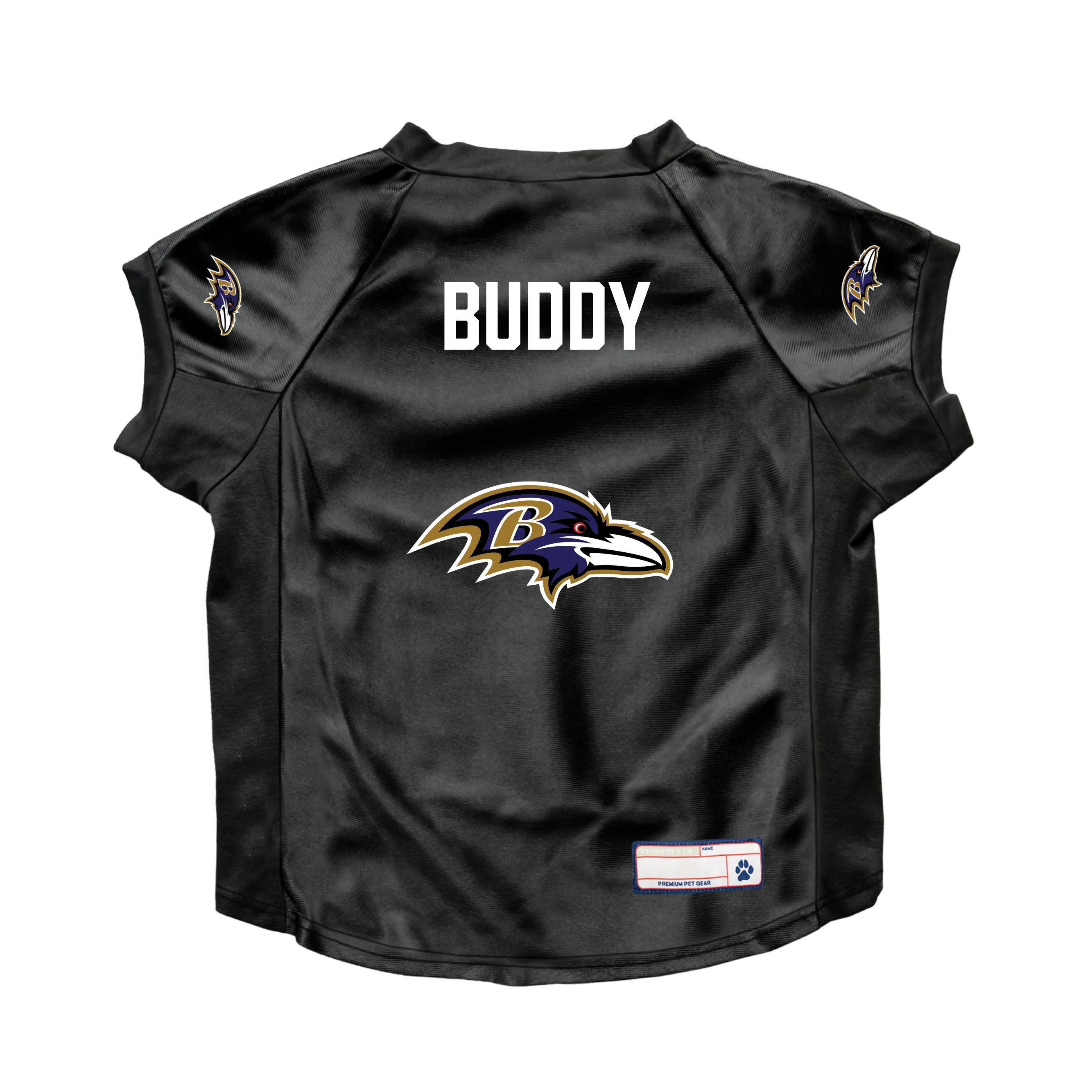 Baltimore Ravens Big Custom Pet Stretch Jersey