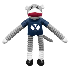 Brigham Young University Team Sock Monkey Pet Toy