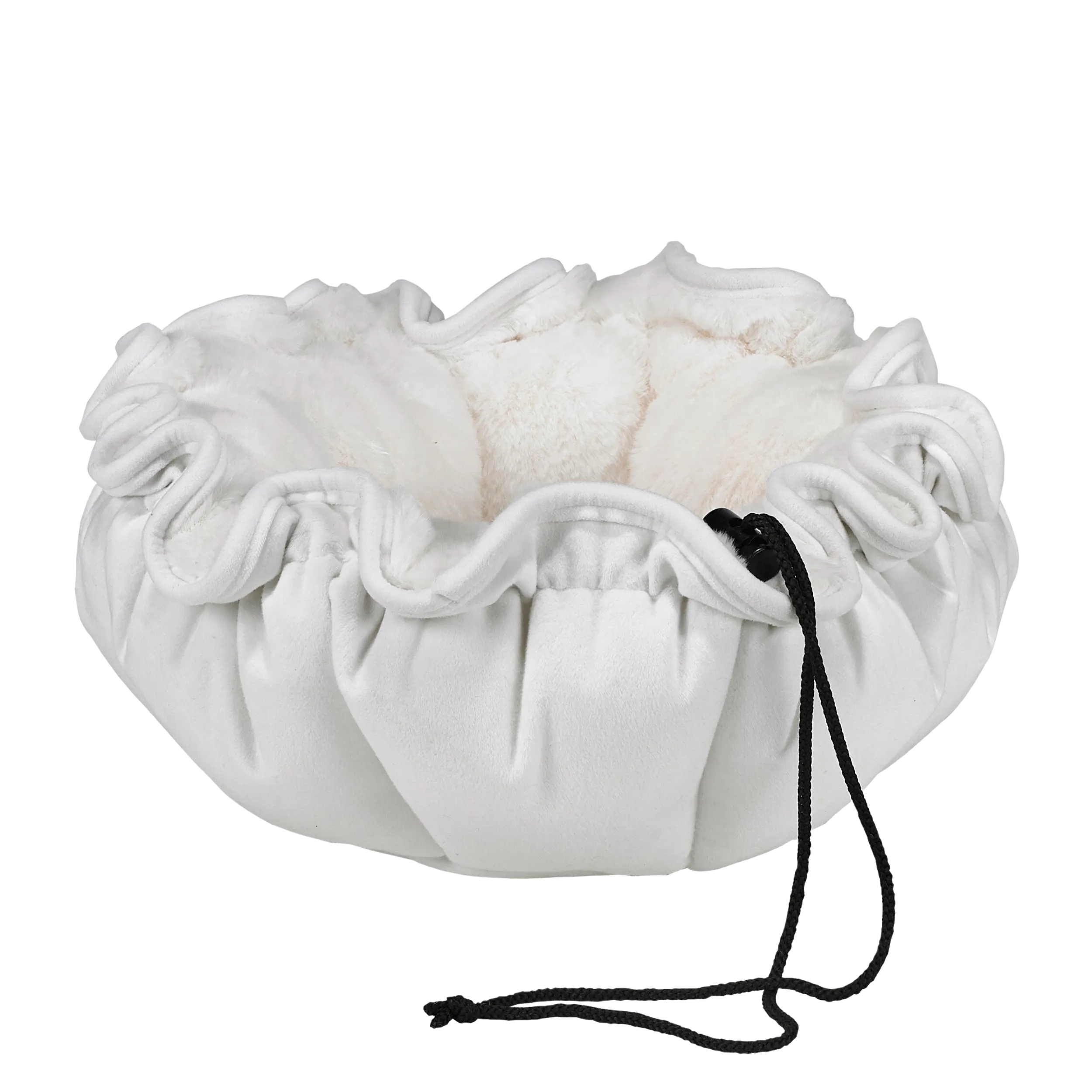 Buttercup Bed | Winter White Sheepskin Faux Fur