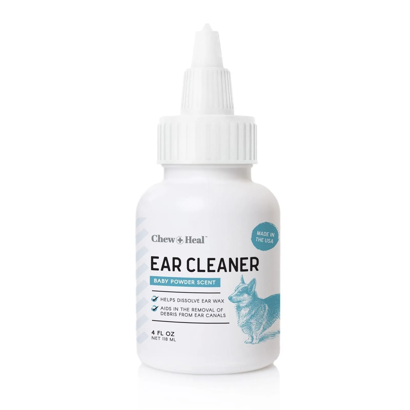 Chew   Heal Dog and Cat Ear Cleaner Drops