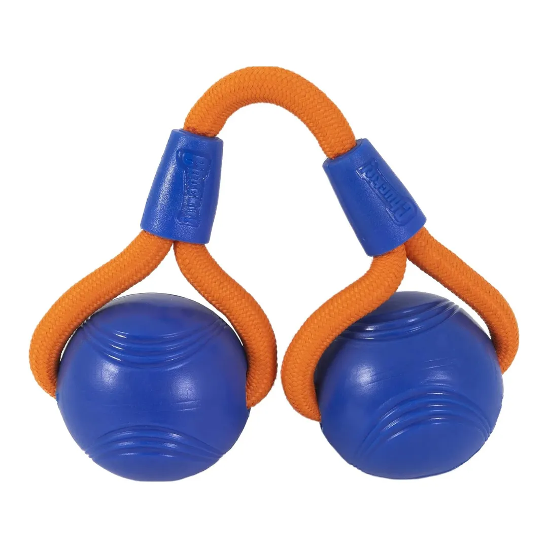 Chuckit! Dog Toy Crunch Ball Medium Duo Tug