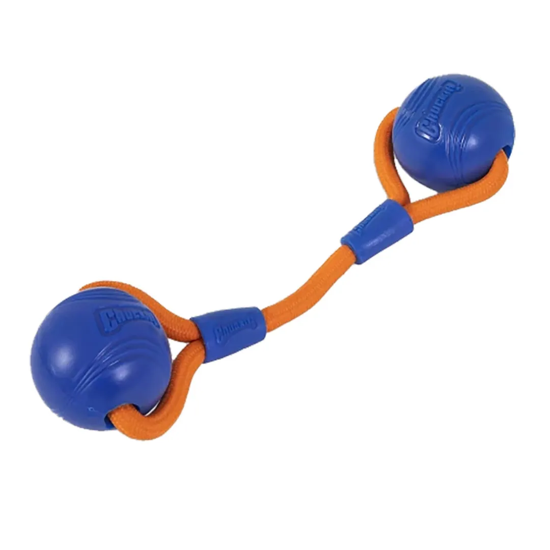 Chuckit! Dog Toy Crunch Ball Medium Duo Tug