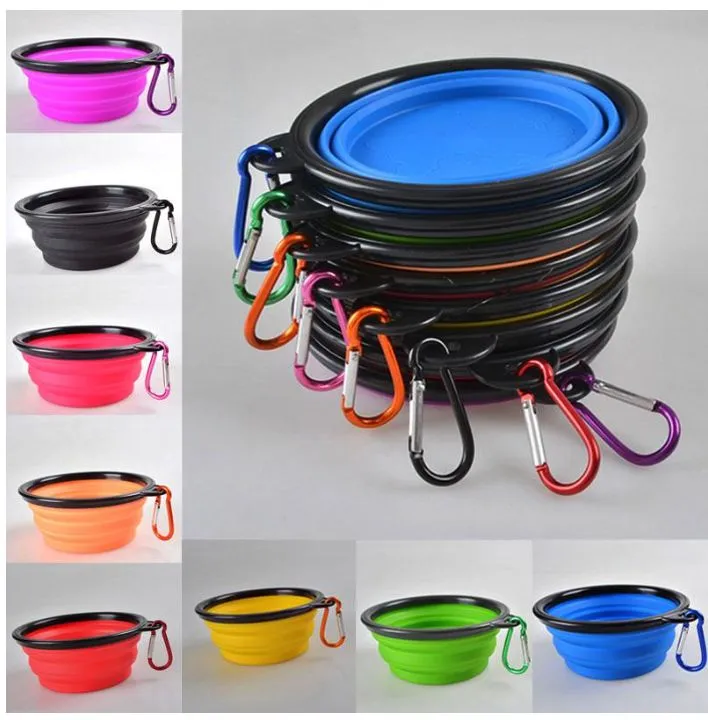 Collapsible Silicone Dog Bowl