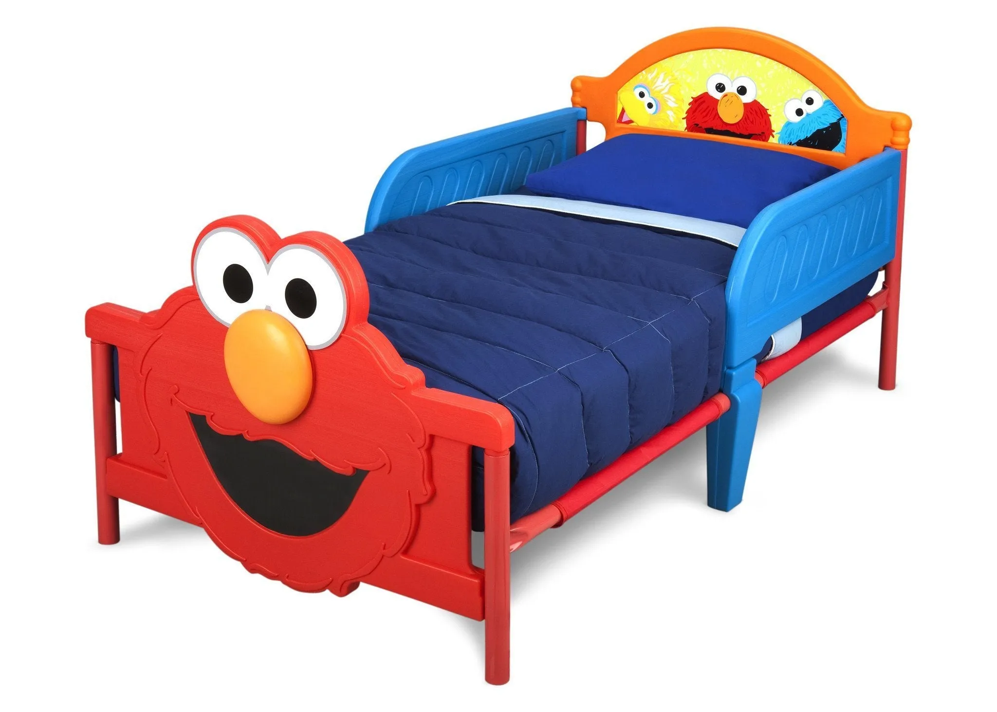 Elmo Plastic 3D Toddler Bed - bundle