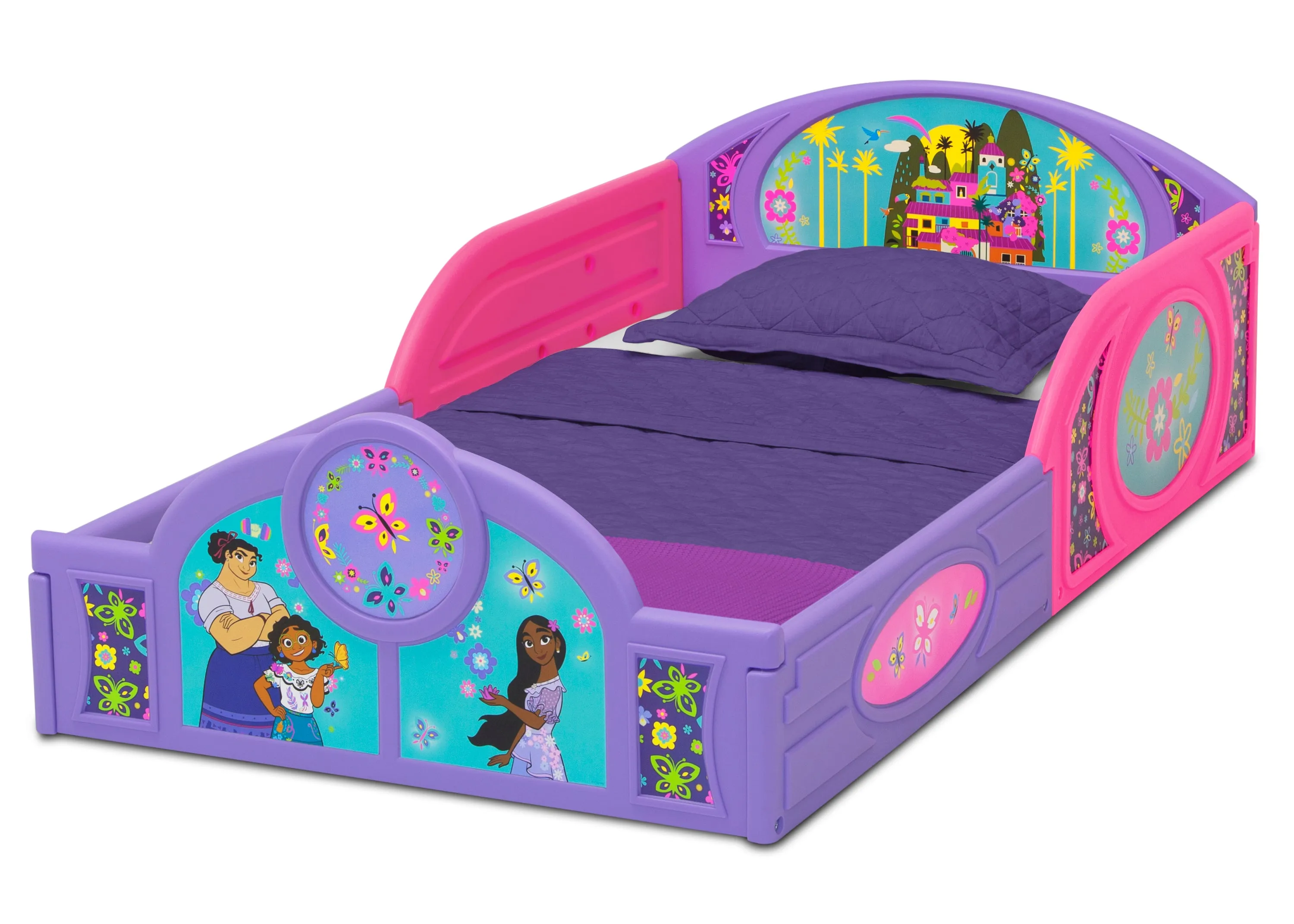 Encanto Plastic Sleep and Play Toddler Bed