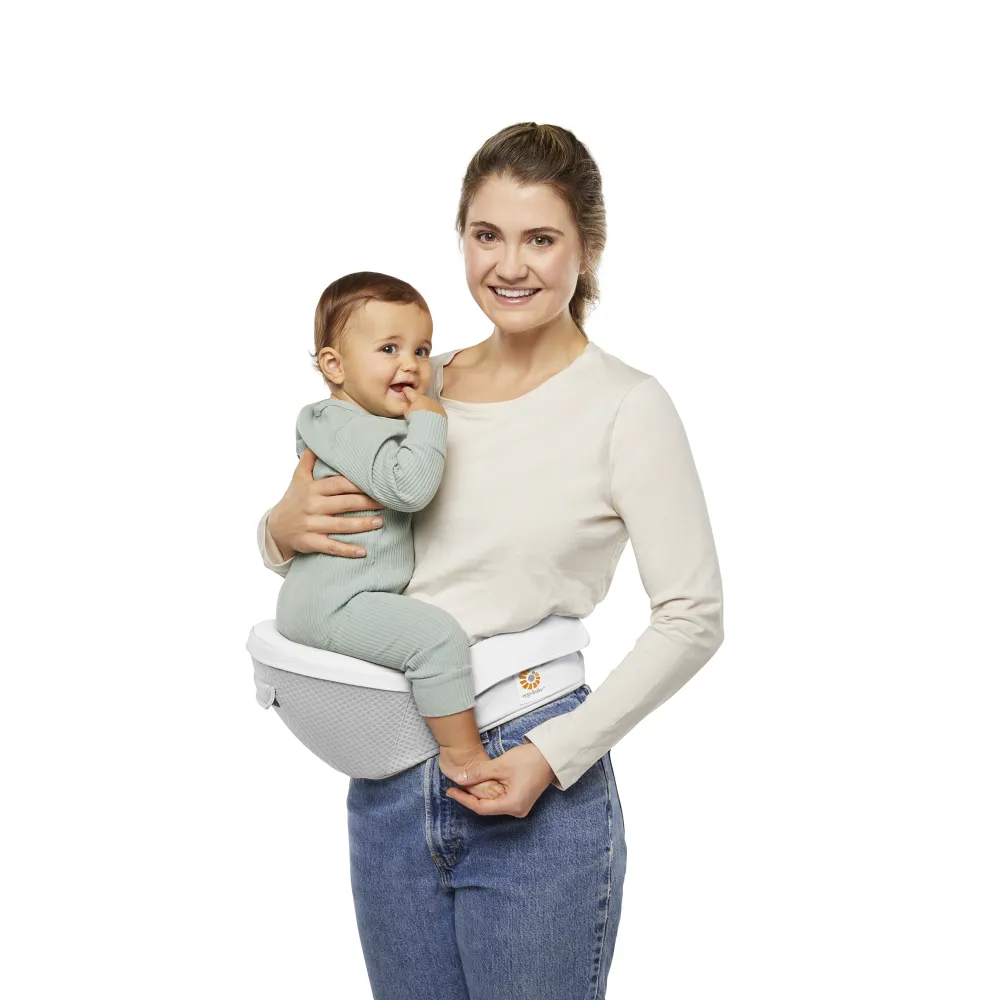 Ergobaby Alta Hip Seat Baby Carrier - Pearl Grey