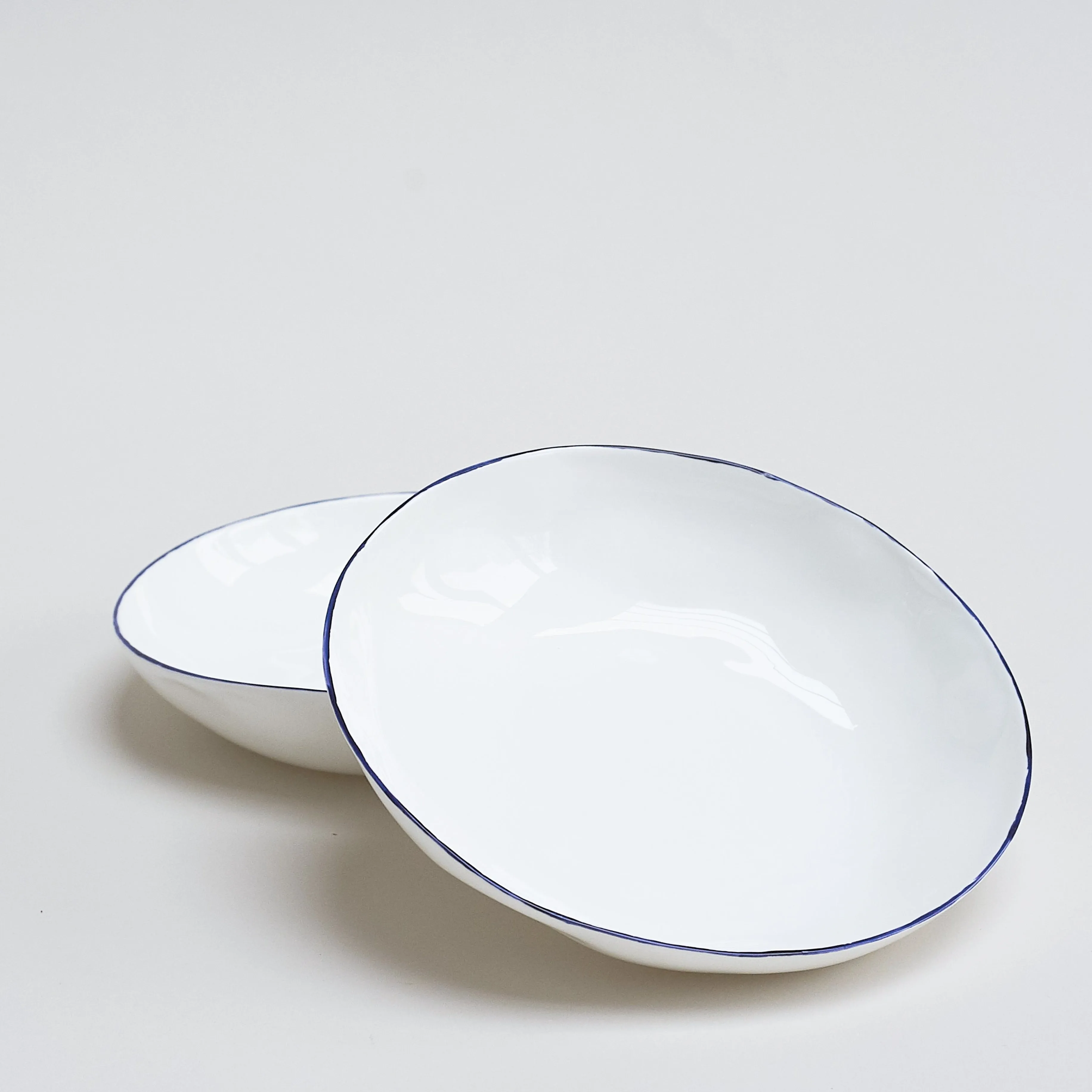 Feldspar Cobalt Pasta Bowl