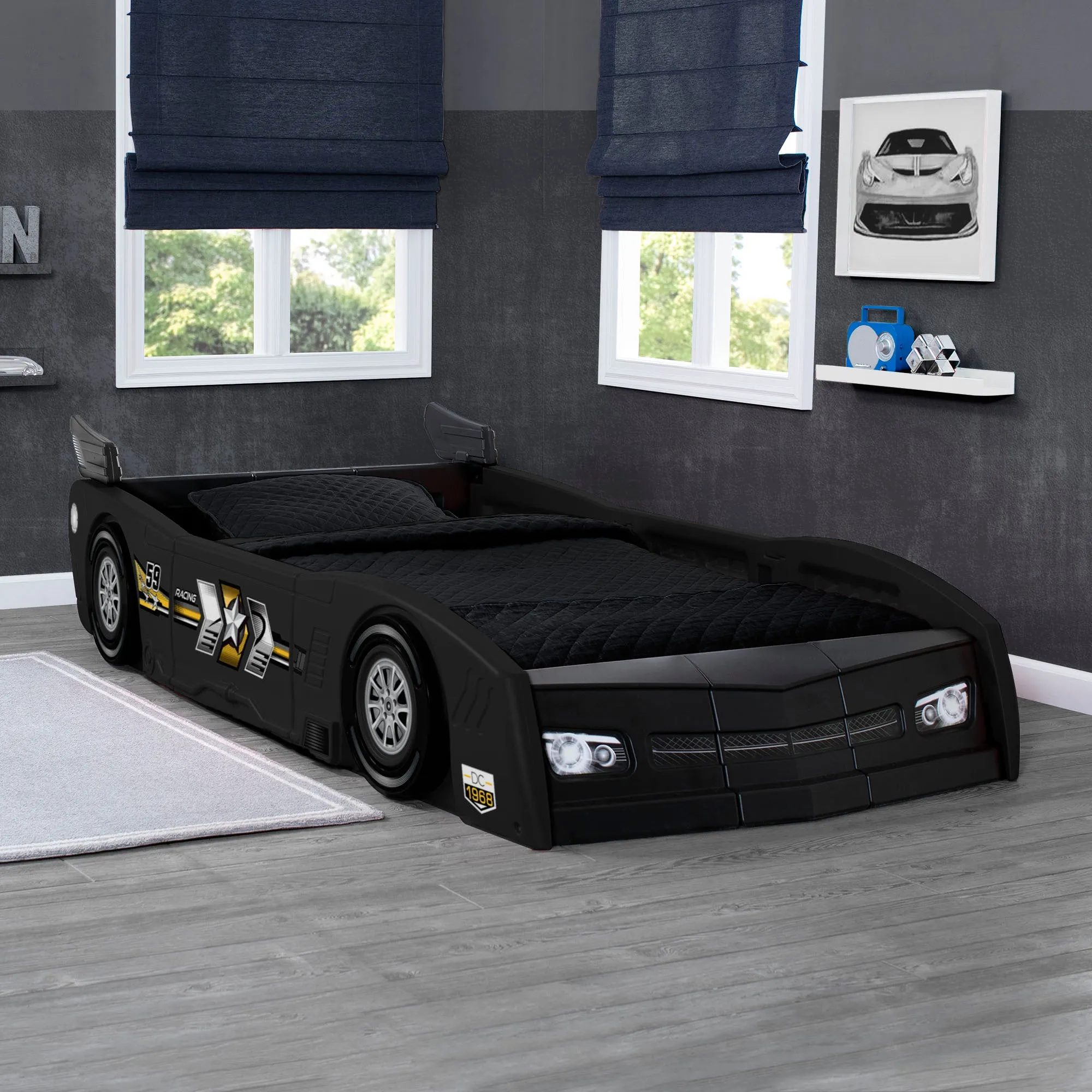 Grand Prix Race Car Toddler-to-Twin Bed