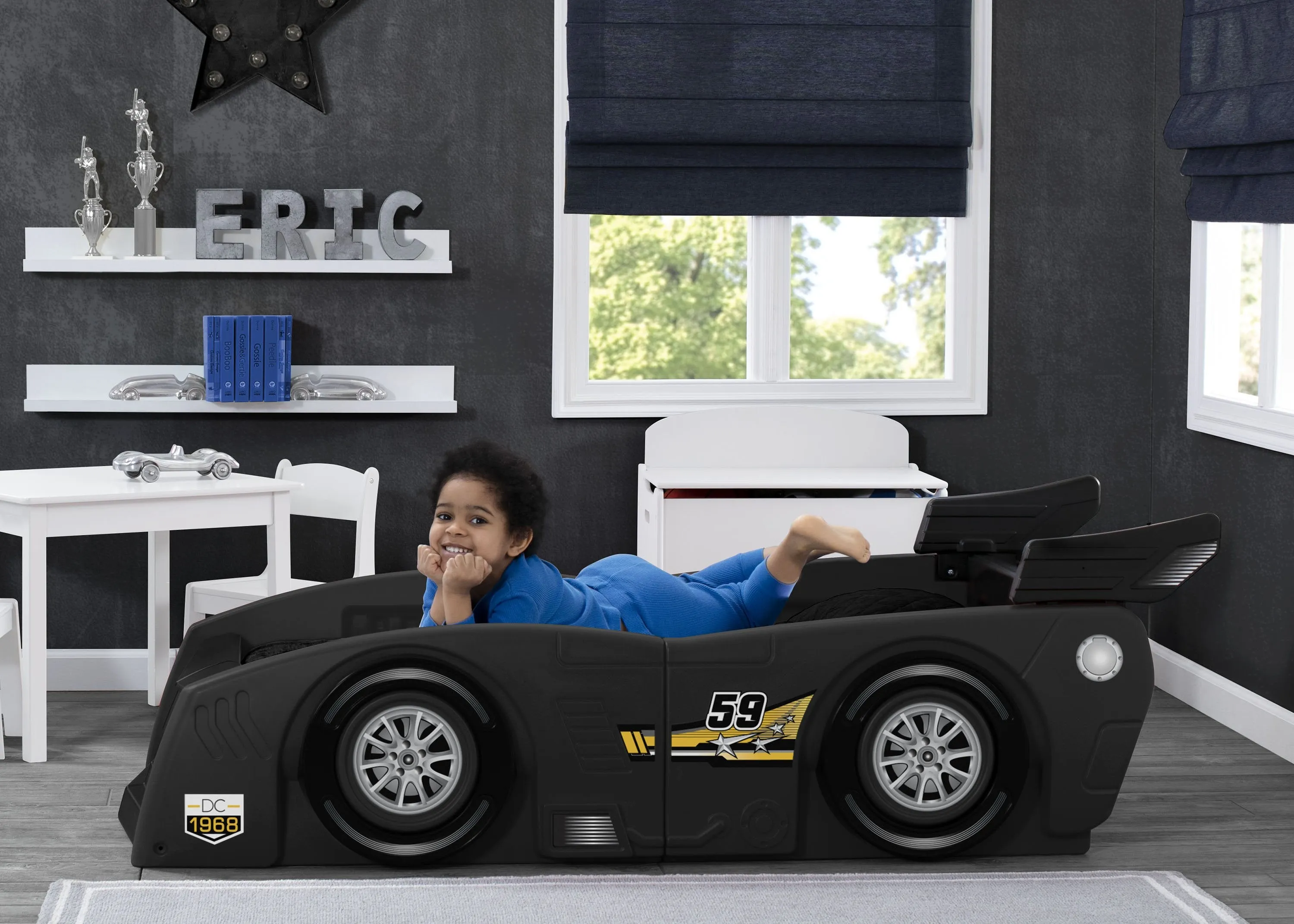 Grand Prix Race Car Toddler-to-Twin Bed