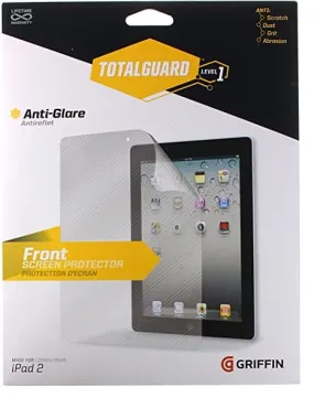 Griffin TotalGuard Screen Protector with Cleaning Cloth for iPad 2/3