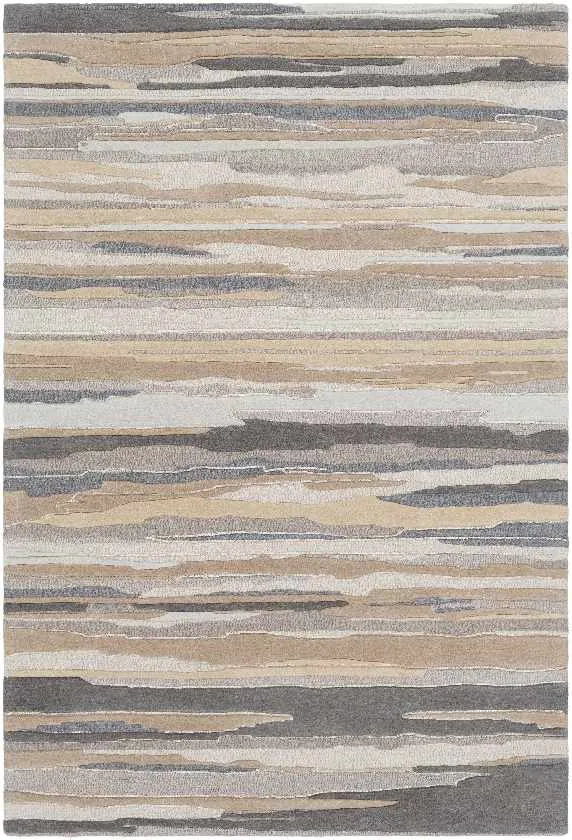 Gusga Modern Beige Area Rug