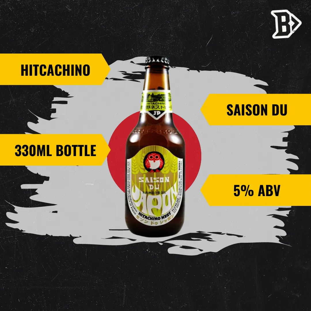 Hitachino Nest Saison Du Japon Japanese Beer 330ml Bottles - 5.0% ABV (12 Pack)