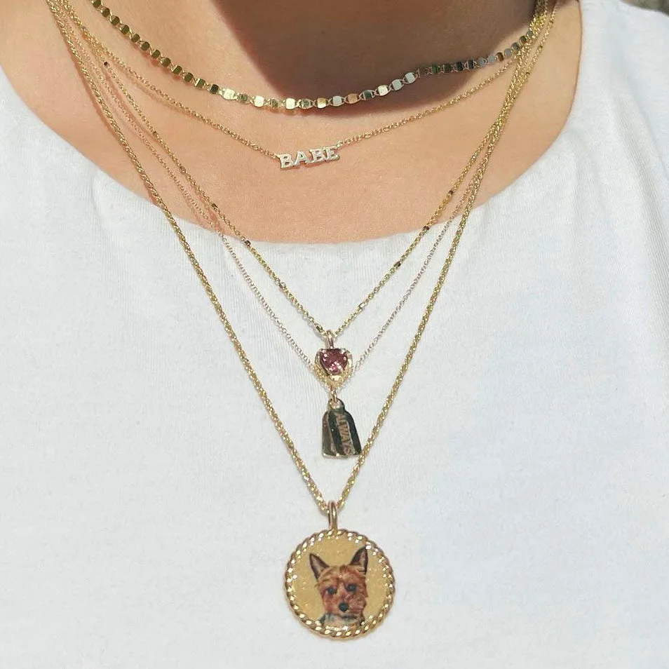 Imperial Portrait Pendant Necklace