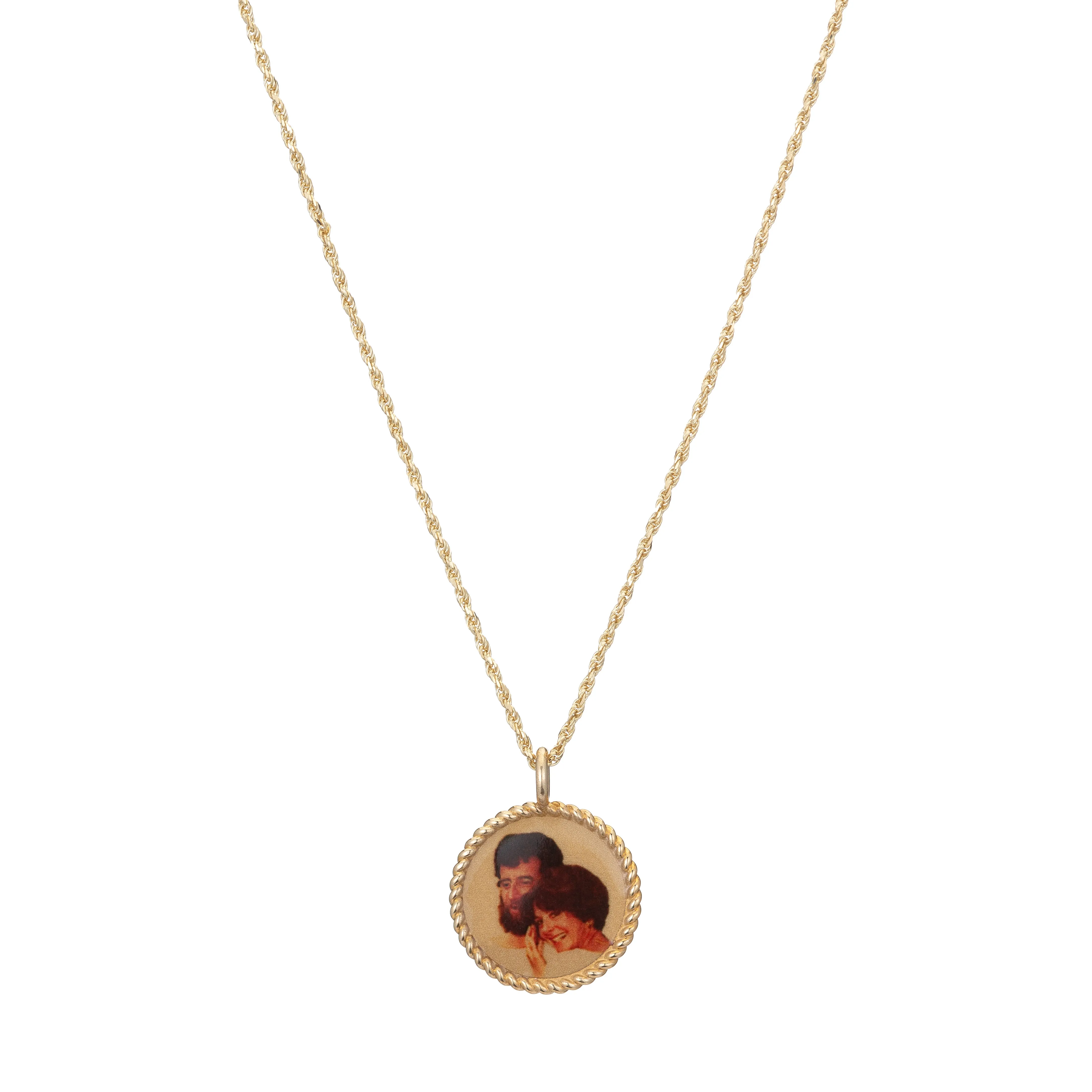 Imperial Portrait Pendant Necklace