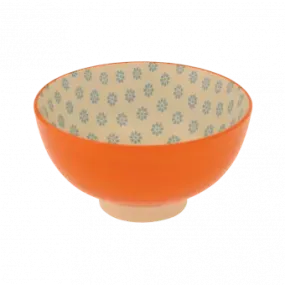 Orange Flamenco Bowl By Rex London