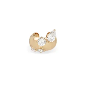 Wide Diamond Ear Cuff - Lab Grown